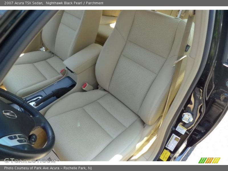 Nighthawk Black Pearl / Parchment 2007 Acura TSX Sedan