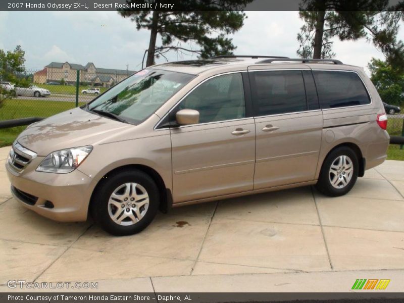 Desert Rock Metallic / Ivory 2007 Honda Odyssey EX-L
