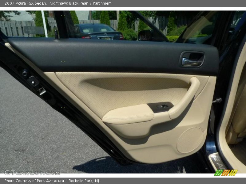 Nighthawk Black Pearl / Parchment 2007 Acura TSX Sedan