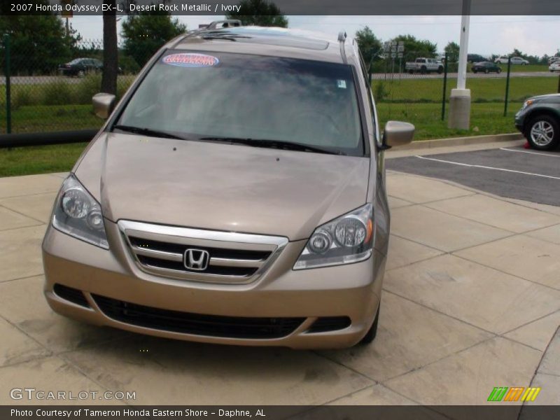 Desert Rock Metallic / Ivory 2007 Honda Odyssey EX-L