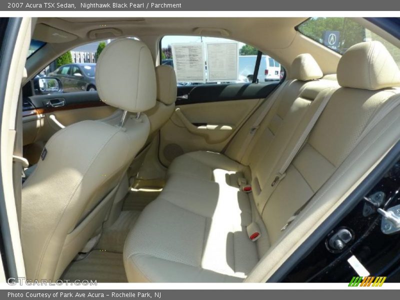Nighthawk Black Pearl / Parchment 2007 Acura TSX Sedan