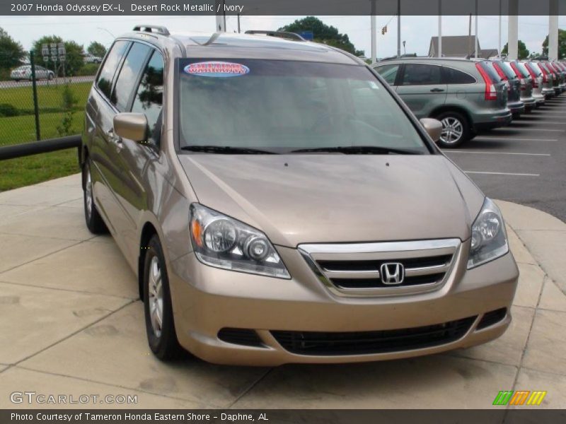 Desert Rock Metallic / Ivory 2007 Honda Odyssey EX-L