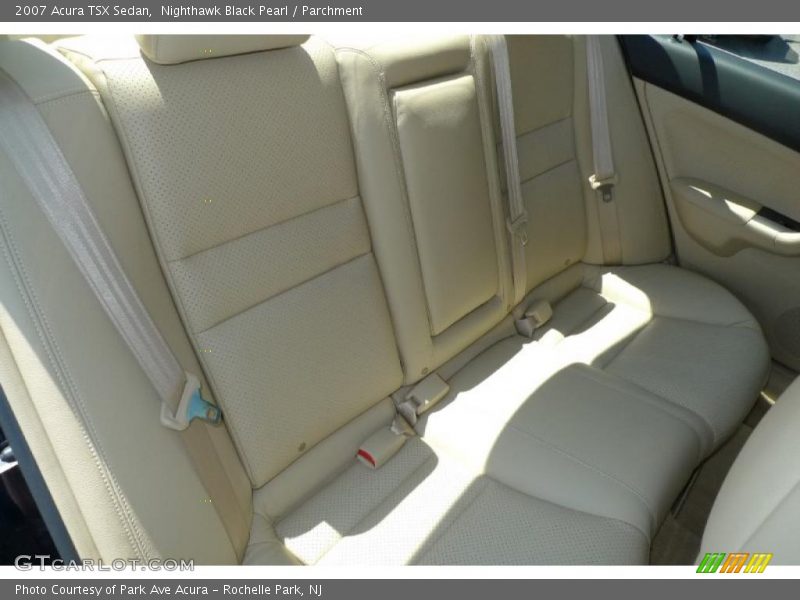 Nighthawk Black Pearl / Parchment 2007 Acura TSX Sedan