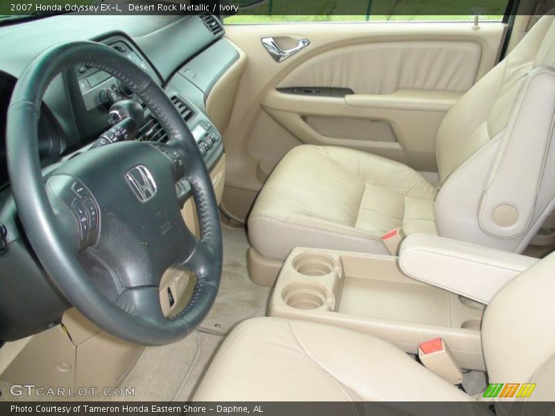 Desert Rock Metallic / Ivory 2007 Honda Odyssey EX-L