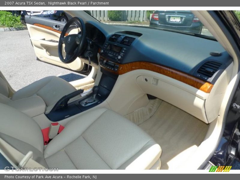 Nighthawk Black Pearl / Parchment 2007 Acura TSX Sedan