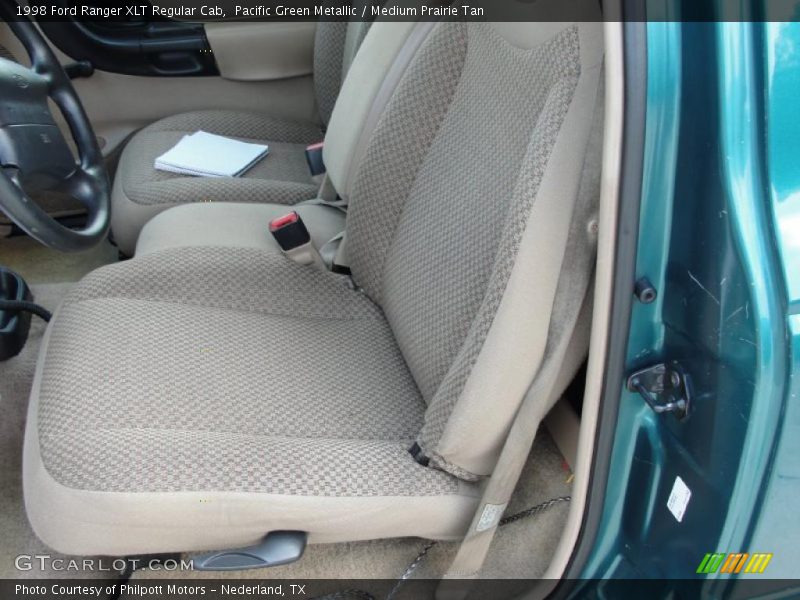 Pacific Green Metallic / Medium Prairie Tan 1998 Ford Ranger XLT Regular Cab
