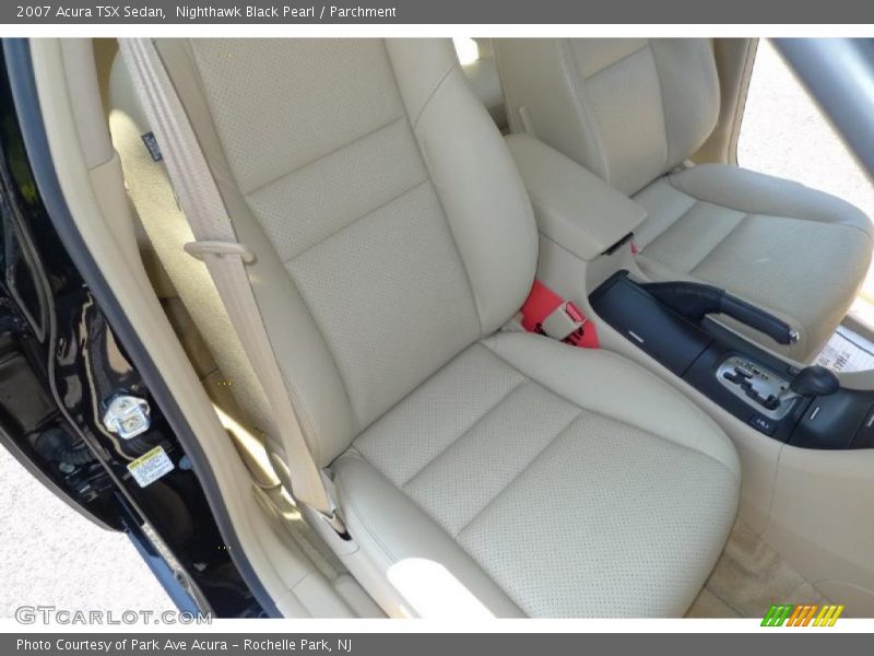 Nighthawk Black Pearl / Parchment 2007 Acura TSX Sedan