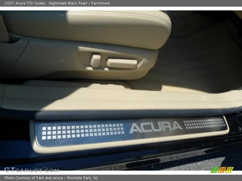 Nighthawk Black Pearl / Parchment 2007 Acura TSX Sedan