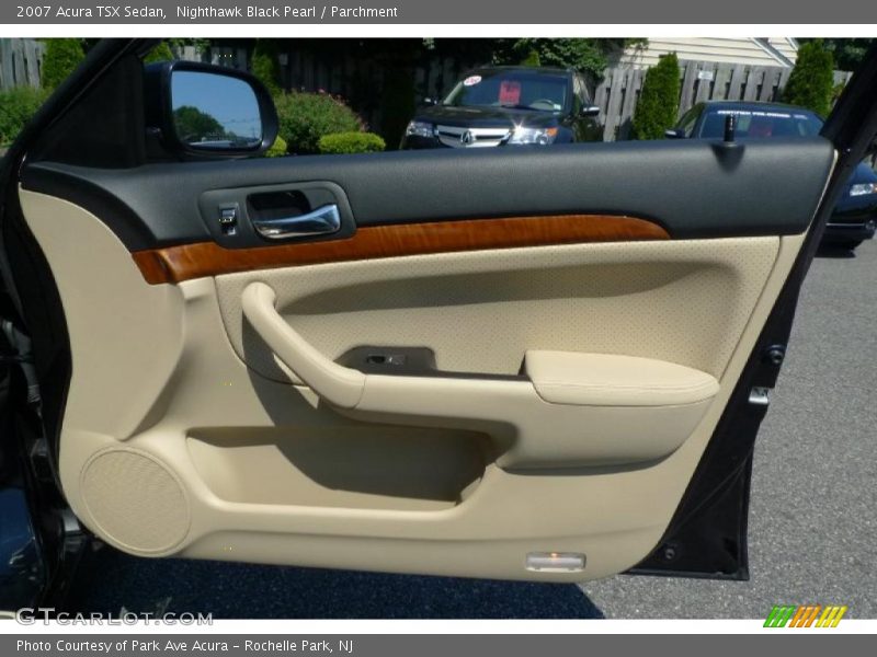 Nighthawk Black Pearl / Parchment 2007 Acura TSX Sedan