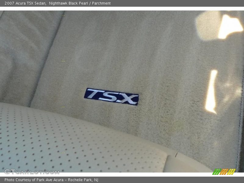 Nighthawk Black Pearl / Parchment 2007 Acura TSX Sedan