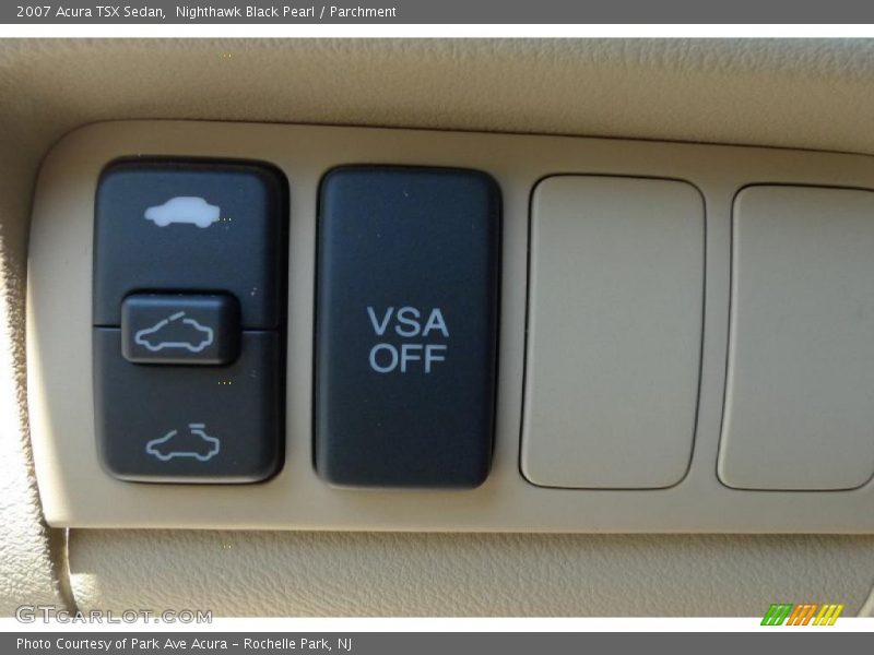 Nighthawk Black Pearl / Parchment 2007 Acura TSX Sedan