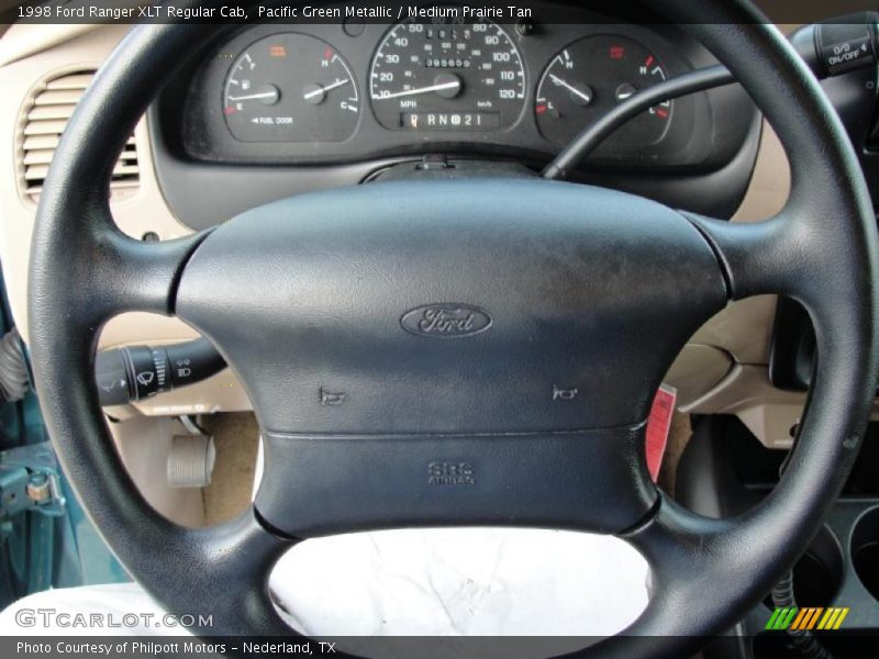 Pacific Green Metallic / Medium Prairie Tan 1998 Ford Ranger XLT Regular Cab