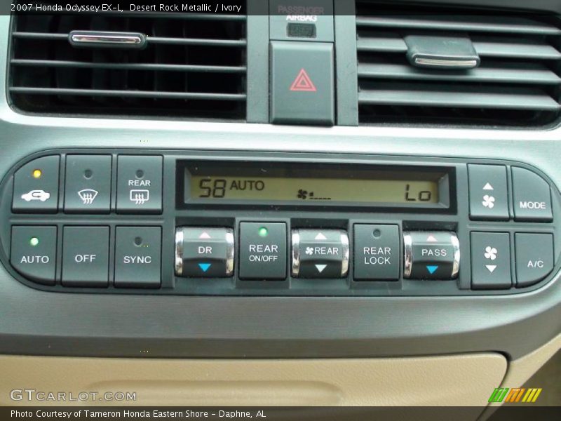 Desert Rock Metallic / Ivory 2007 Honda Odyssey EX-L
