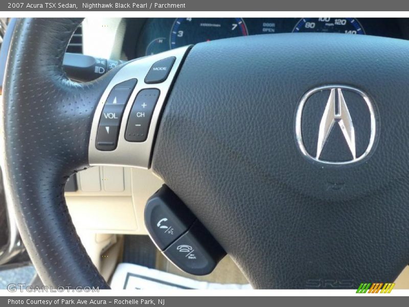 Nighthawk Black Pearl / Parchment 2007 Acura TSX Sedan