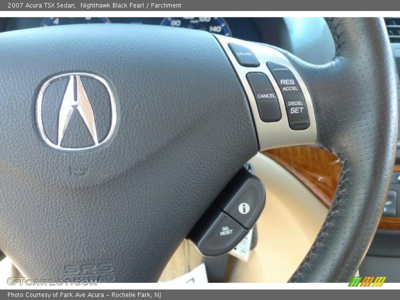 Nighthawk Black Pearl / Parchment 2007 Acura TSX Sedan