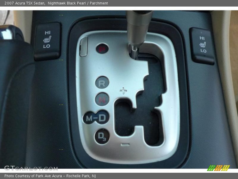 Nighthawk Black Pearl / Parchment 2007 Acura TSX Sedan