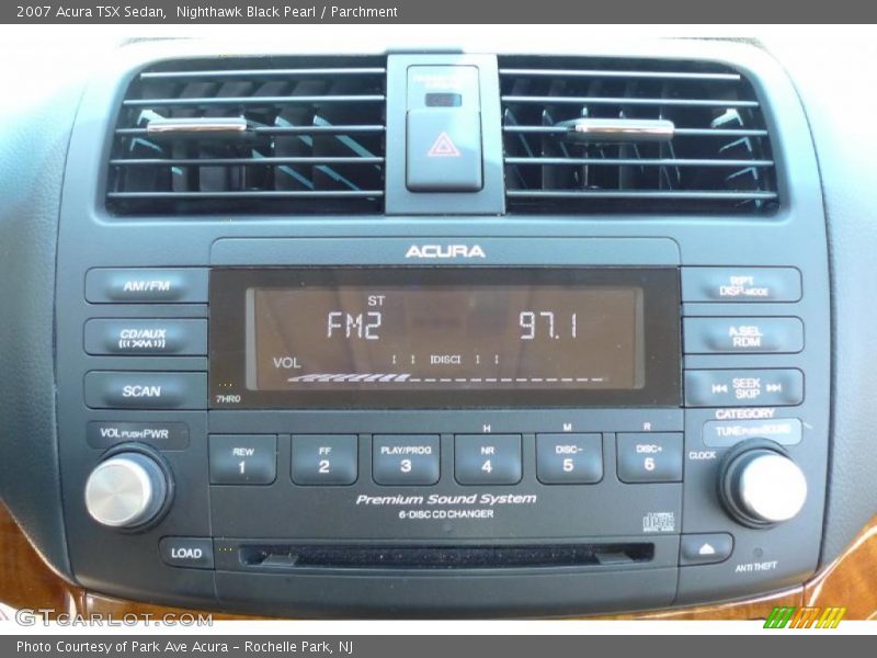 Nighthawk Black Pearl / Parchment 2007 Acura TSX Sedan