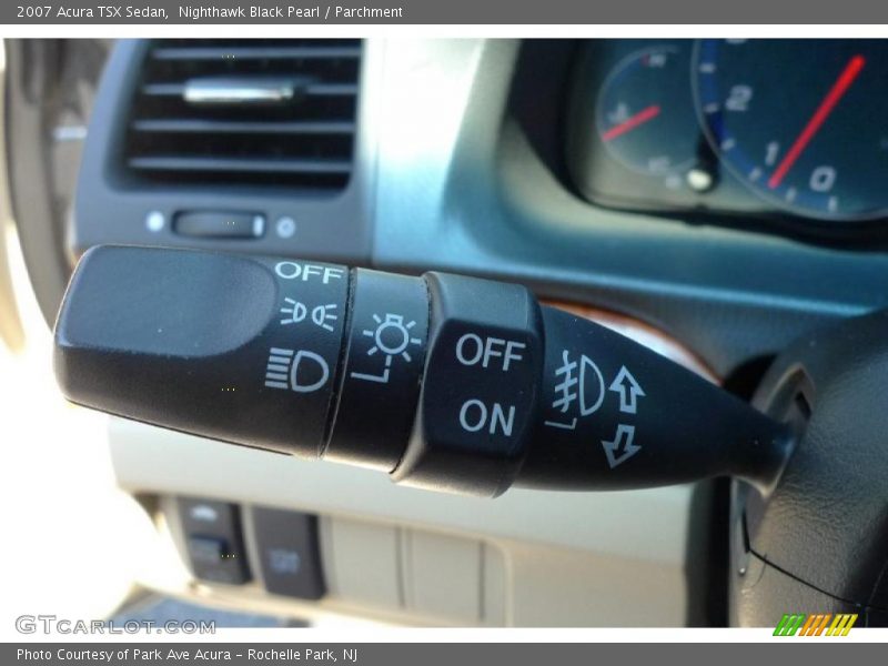 Nighthawk Black Pearl / Parchment 2007 Acura TSX Sedan