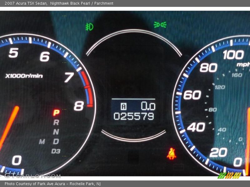 Nighthawk Black Pearl / Parchment 2007 Acura TSX Sedan