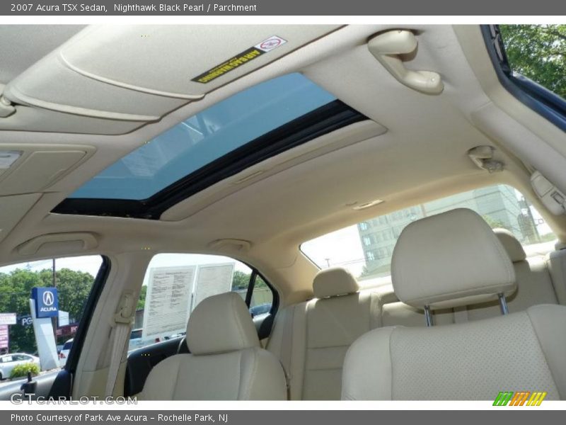 Nighthawk Black Pearl / Parchment 2007 Acura TSX Sedan