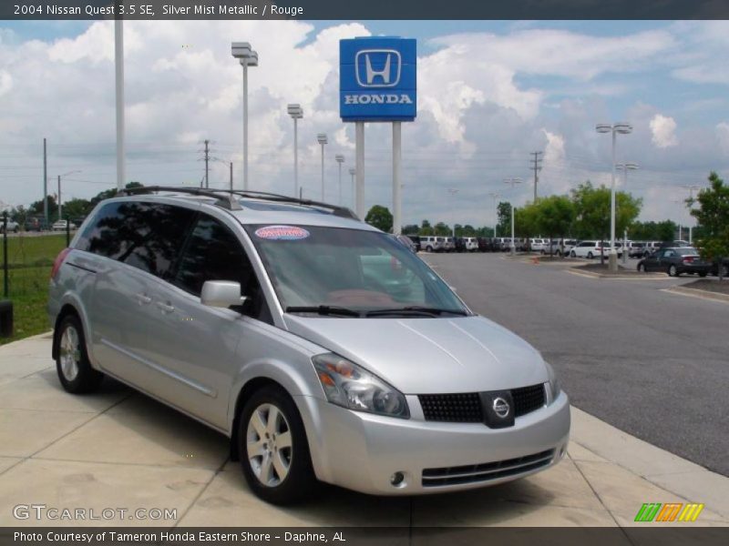 Silver Mist Metallic / Rouge 2004 Nissan Quest 3.5 SE