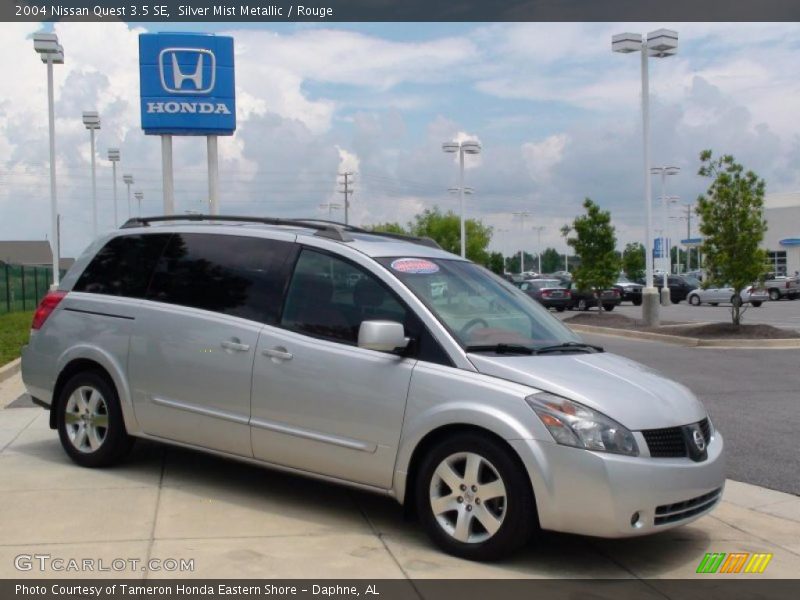 Silver Mist Metallic / Rouge 2004 Nissan Quest 3.5 SE