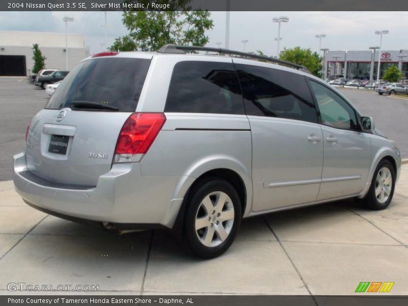 Silver Mist Metallic / Rouge 2004 Nissan Quest 3.5 SE