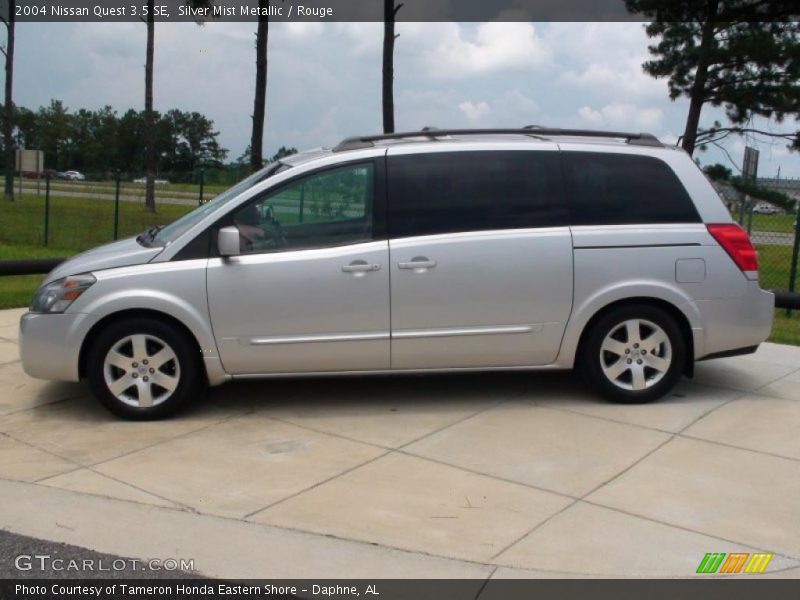 Silver Mist Metallic / Rouge 2004 Nissan Quest 3.5 SE