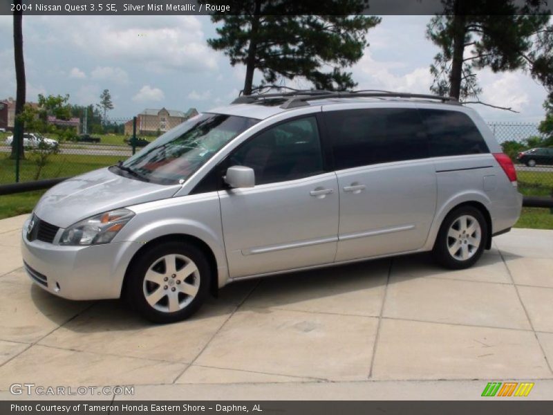 Silver Mist Metallic / Rouge 2004 Nissan Quest 3.5 SE