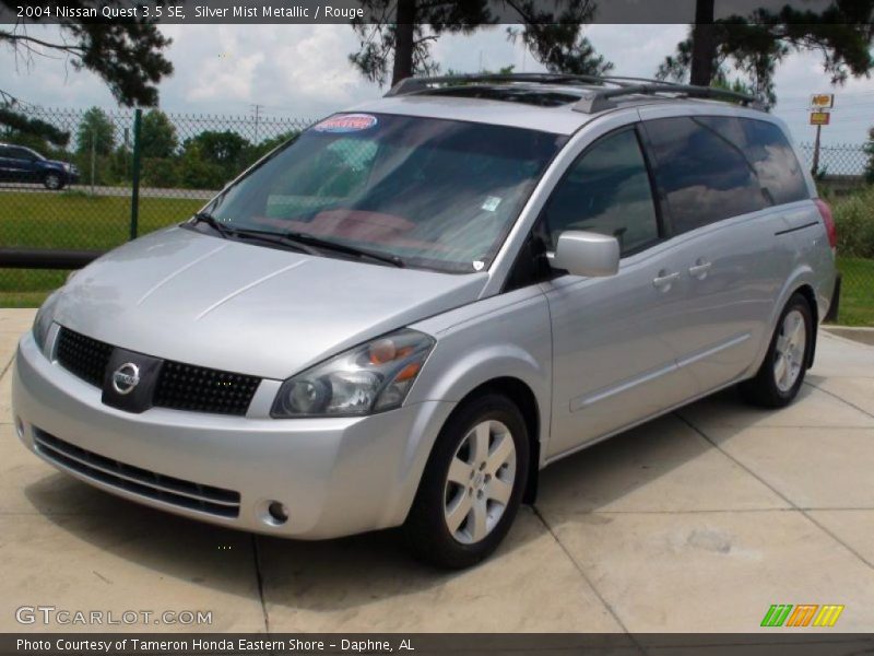 Silver Mist Metallic / Rouge 2004 Nissan Quest 3.5 SE