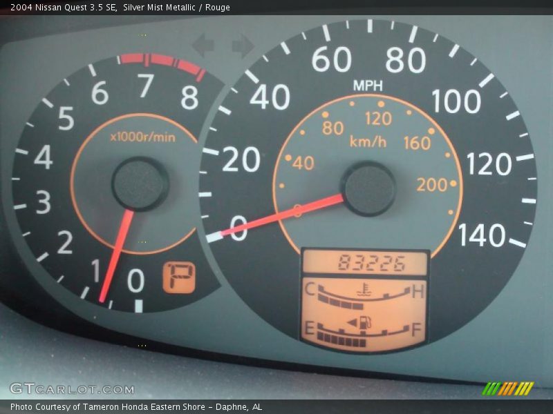 Silver Mist Metallic / Rouge 2004 Nissan Quest 3.5 SE