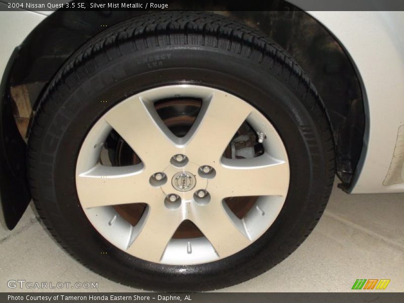 Silver Mist Metallic / Rouge 2004 Nissan Quest 3.5 SE