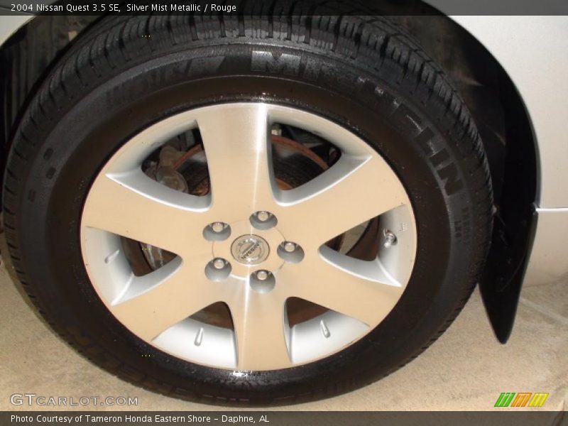 Silver Mist Metallic / Rouge 2004 Nissan Quest 3.5 SE
