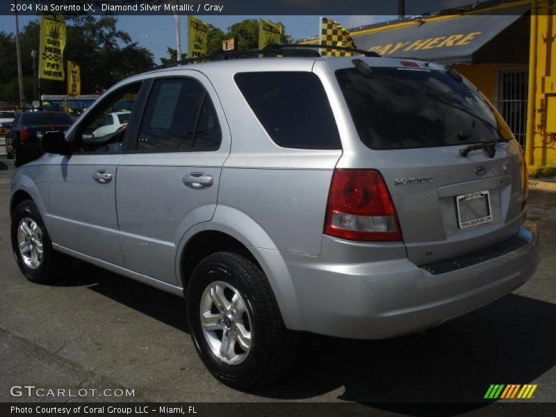 Diamond Silver Metallic / Gray 2004 Kia Sorento LX