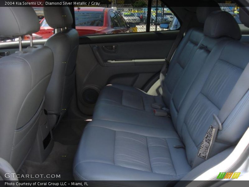 Diamond Silver Metallic / Gray 2004 Kia Sorento LX