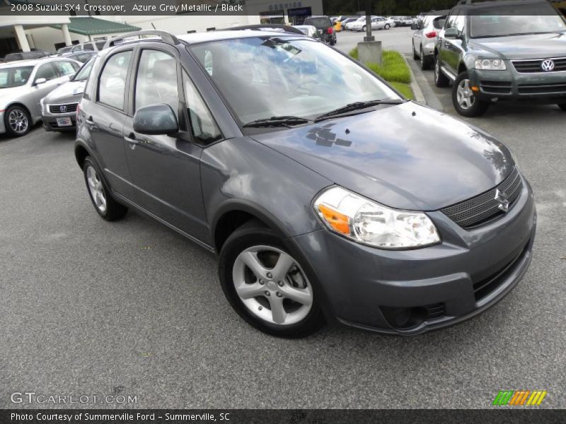 Azure Grey Metallic / Black 2008 Suzuki SX4 Crossover