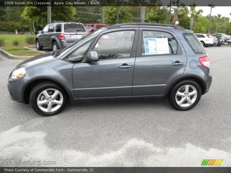 Azure Grey Metallic / Black 2008 Suzuki SX4 Crossover