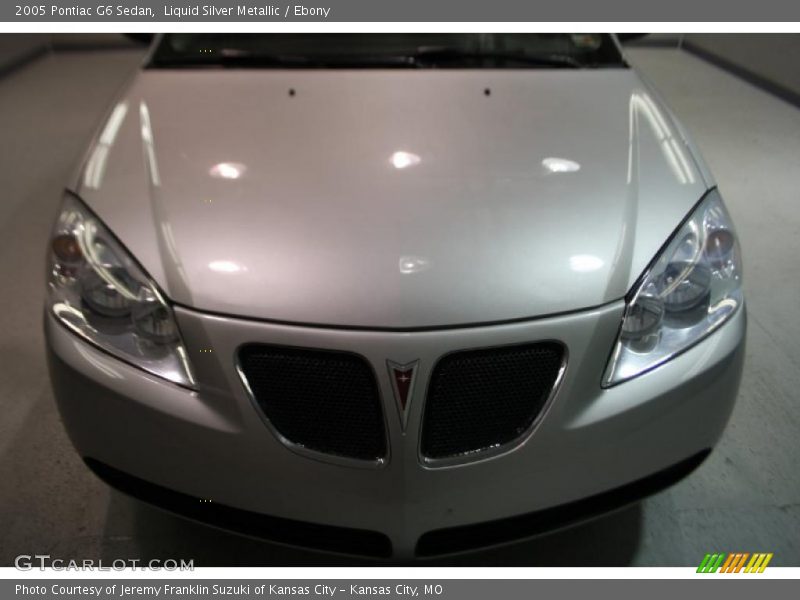 Liquid Silver Metallic / Ebony 2005 Pontiac G6 Sedan