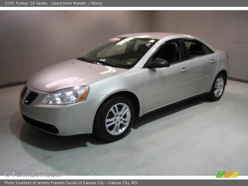 Liquid Silver Metallic / Ebony 2005 Pontiac G6 Sedan