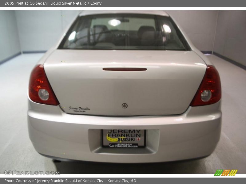 Liquid Silver Metallic / Ebony 2005 Pontiac G6 Sedan