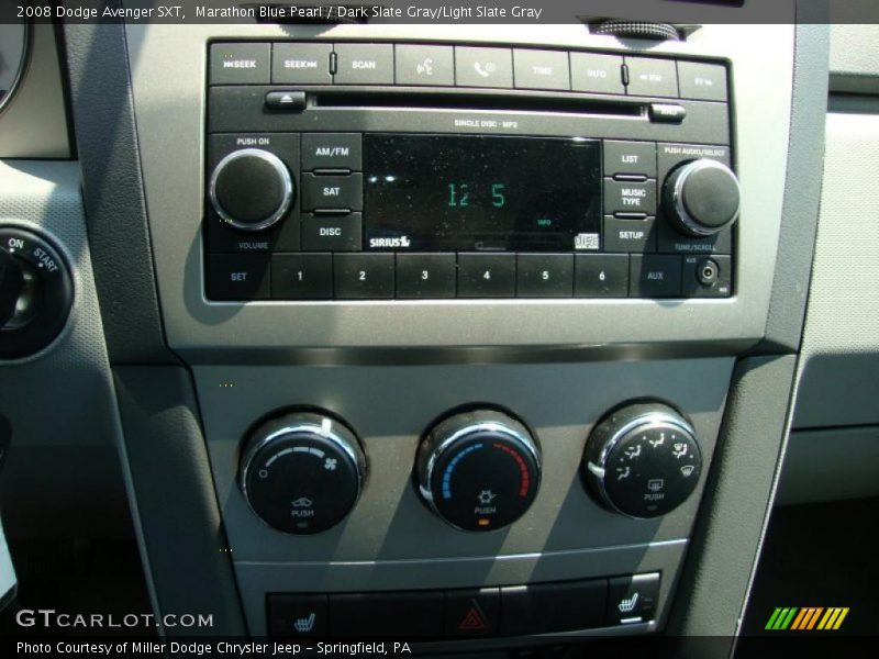 Marathon Blue Pearl / Dark Slate Gray/Light Slate Gray 2008 Dodge Avenger SXT
