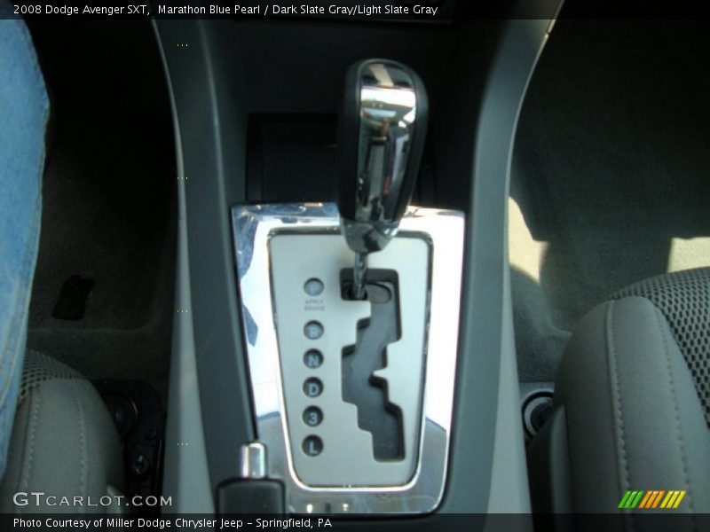 Marathon Blue Pearl / Dark Slate Gray/Light Slate Gray 2008 Dodge Avenger SXT