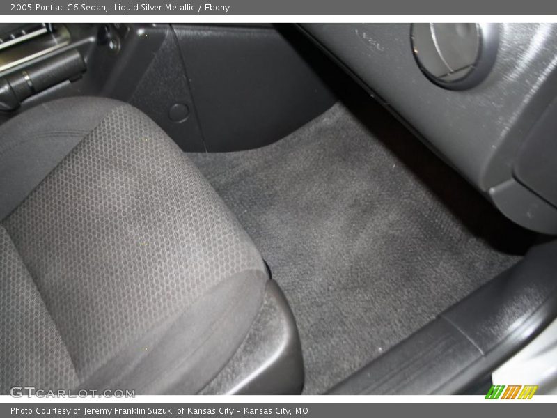 Liquid Silver Metallic / Ebony 2005 Pontiac G6 Sedan