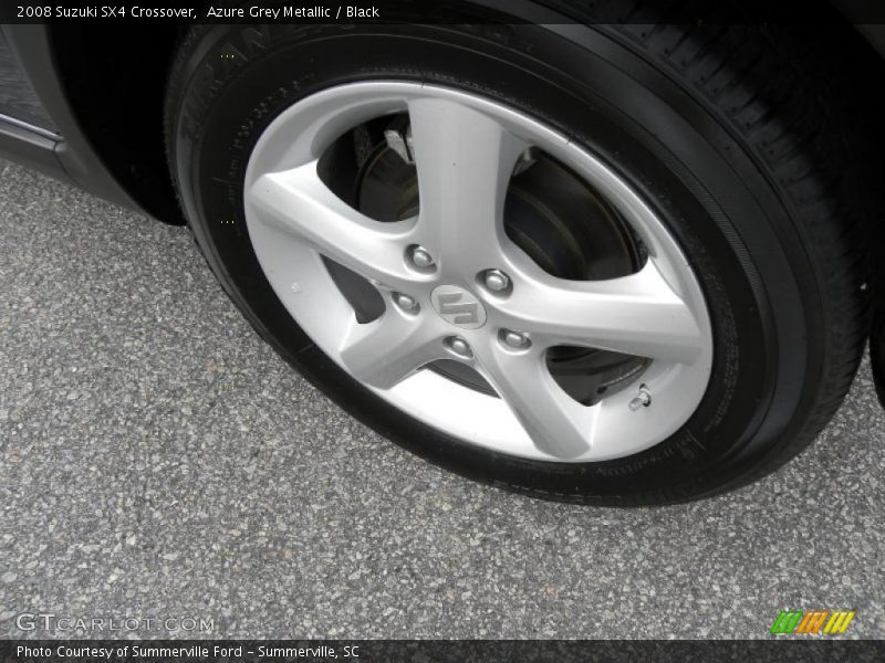 Azure Grey Metallic / Black 2008 Suzuki SX4 Crossover