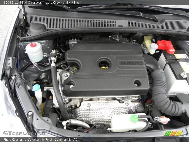 Azure Grey Metallic / Black 2008 Suzuki SX4 Crossover