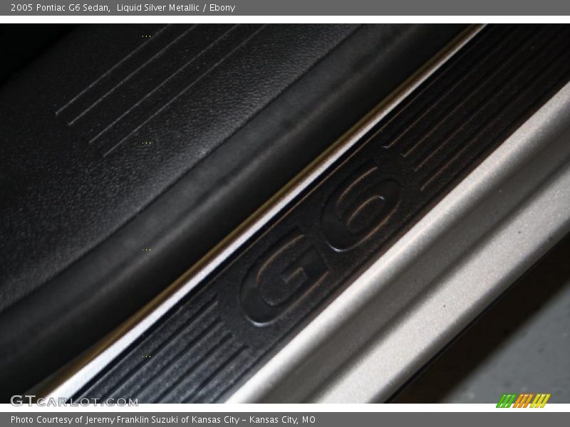 Liquid Silver Metallic / Ebony 2005 Pontiac G6 Sedan