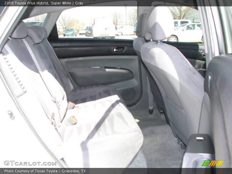 Super White / Gray 2008 Toyota Prius Hybrid