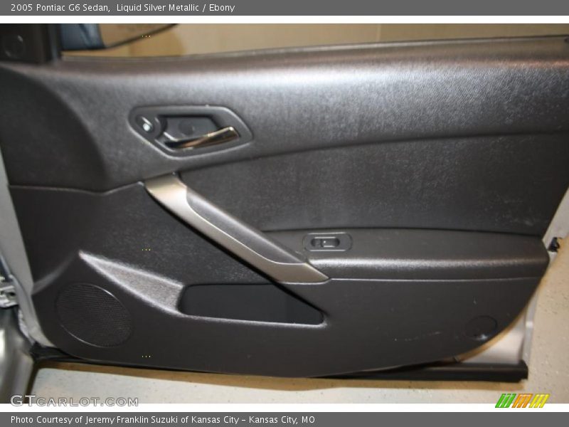 Liquid Silver Metallic / Ebony 2005 Pontiac G6 Sedan