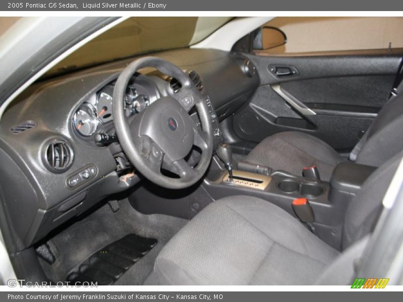 Liquid Silver Metallic / Ebony 2005 Pontiac G6 Sedan