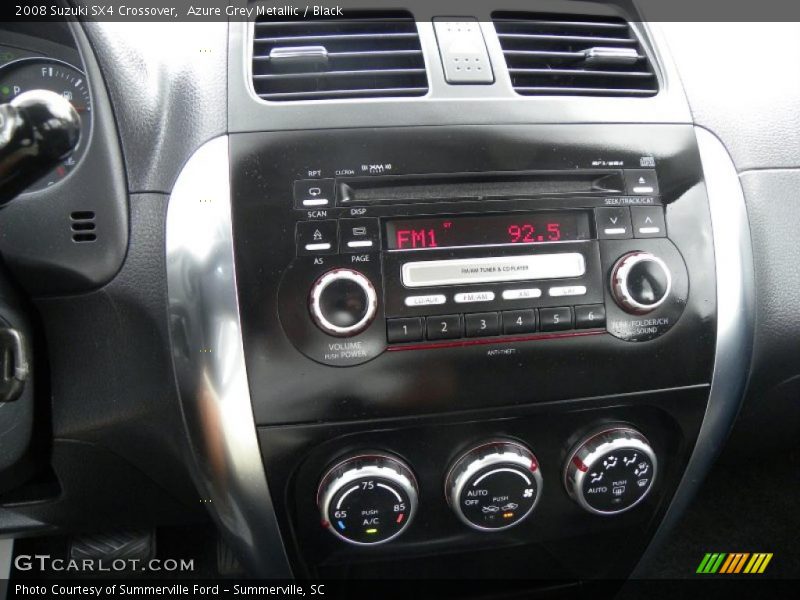 Azure Grey Metallic / Black 2008 Suzuki SX4 Crossover